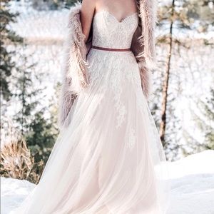 Size 8 BHLDN Watters by Willowby Geranium Dress